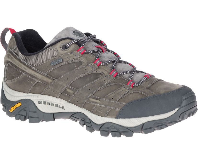 Buty Merrell Moab 2 Prime Wasserdicht - Buty Trekkingowe Męskie Merrell - Jasny Szare [QARMZ-3905]